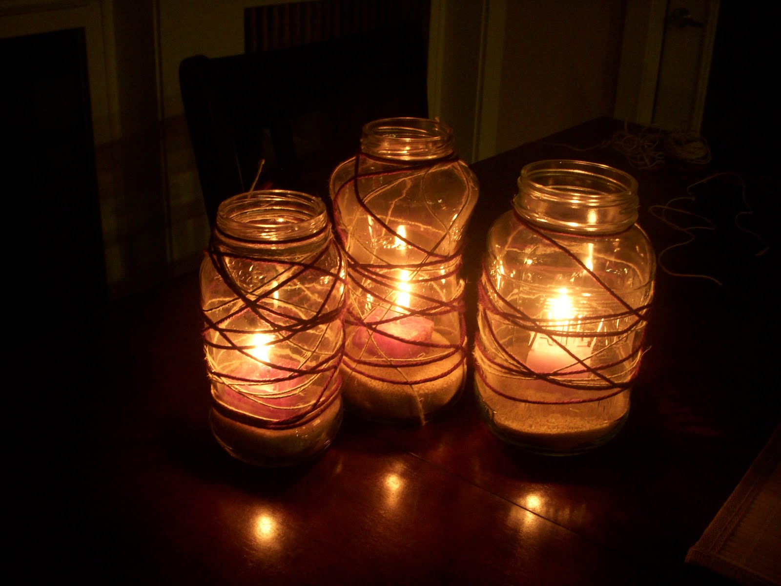 DIY {mason jar candles}