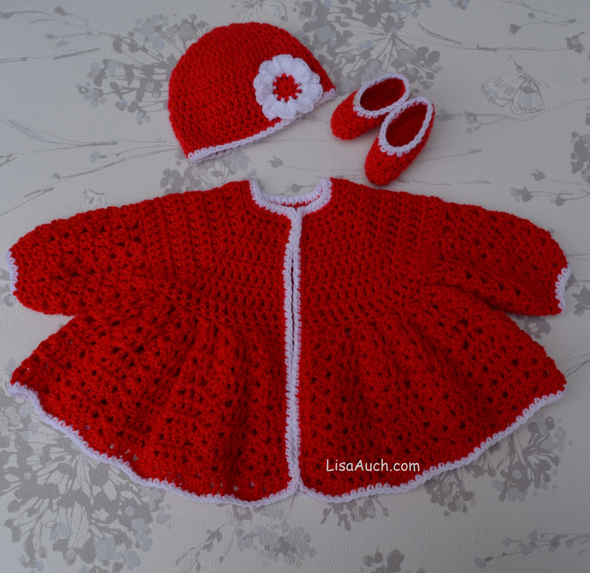 Christmas themed baby set EASY crochet Baby set Pattern