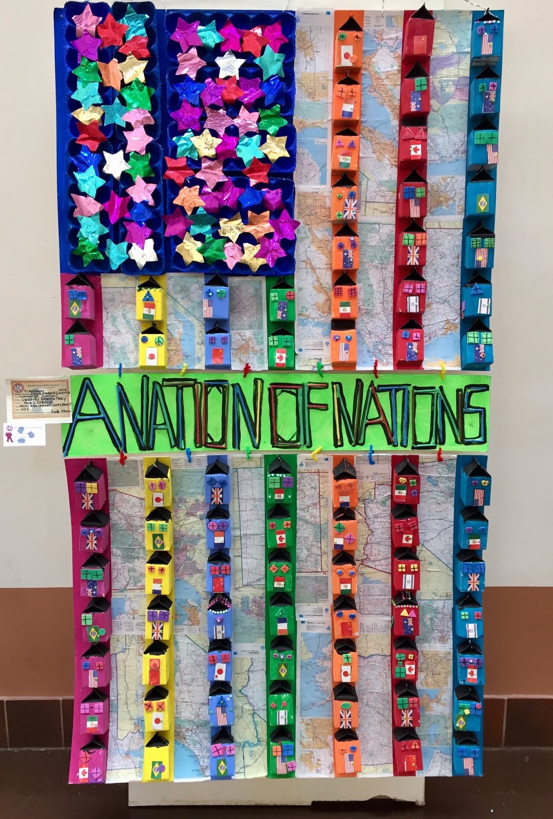 Recycled Film Strip Art At Columbia Pike