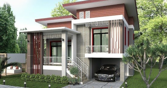 Lingkar Warna 11 Desain Rumah Modern 2020 Dengan Split Level