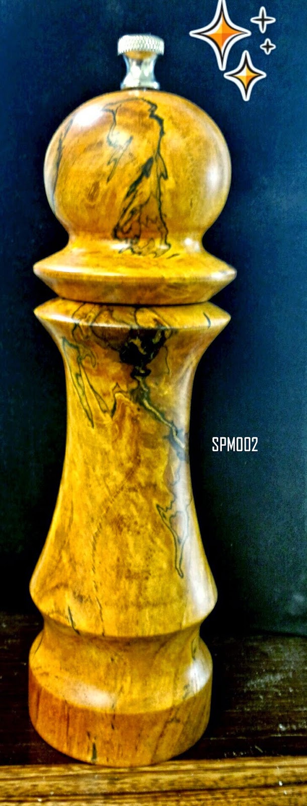 Making pepper mills on the lathe for the Tempe Arts Festival show.