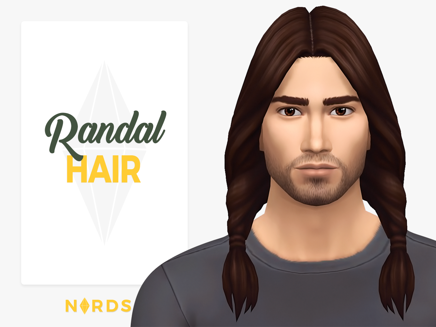 Randal Sims 4 CC Hair