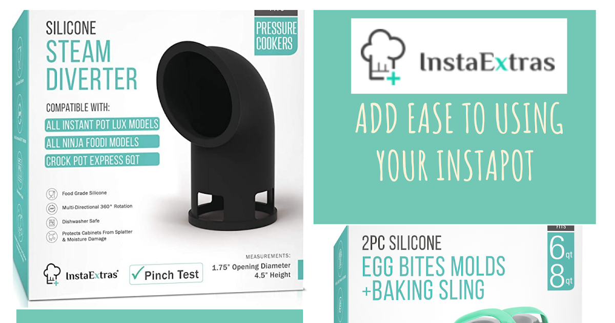 2PC Silicone Egg Bite Molds & Baking Sling - Premium Instant Pot