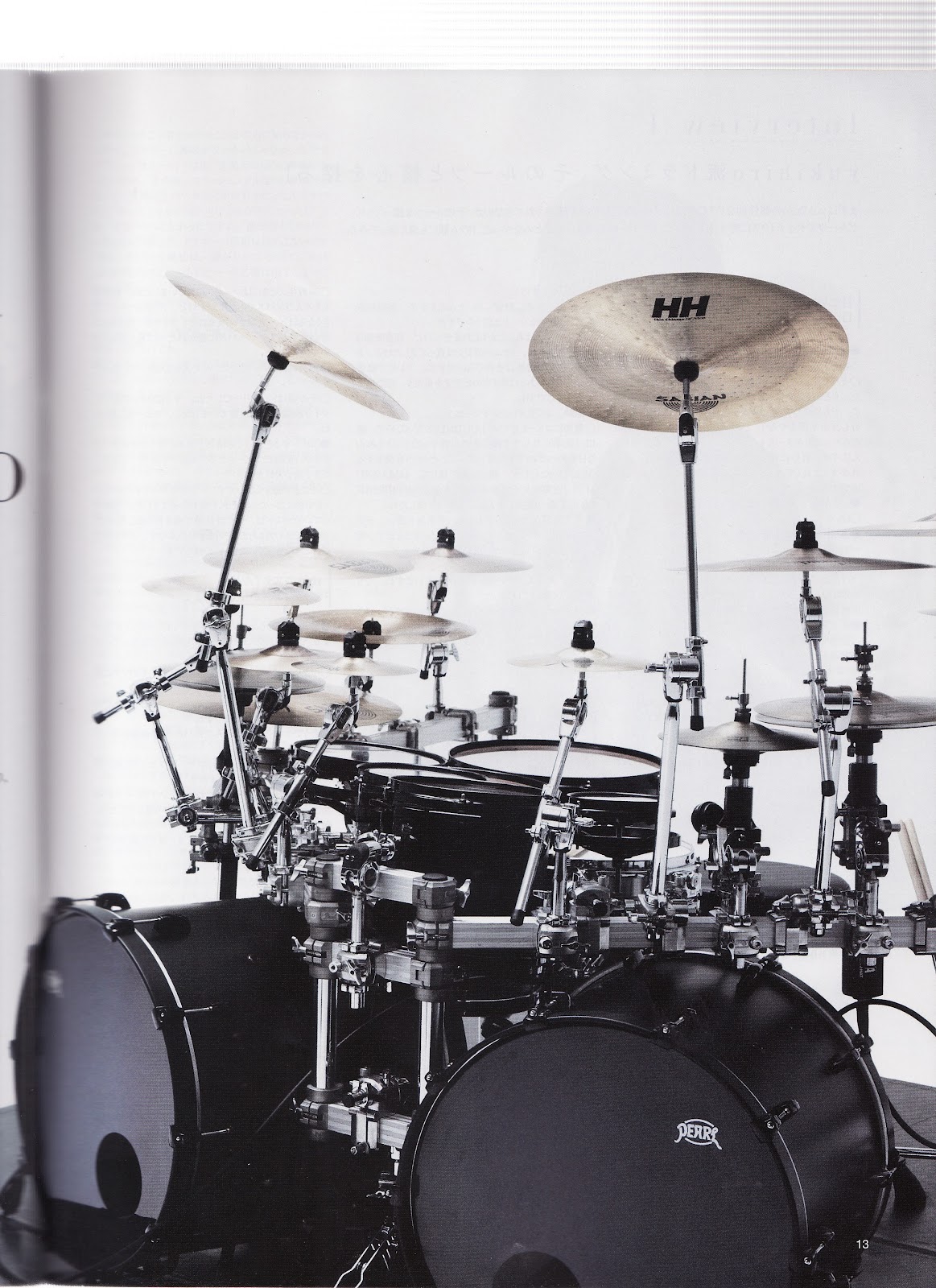[Scans] Yukihiro L'arcenciel Rhythm&Drums Magazine Stargazer Shia