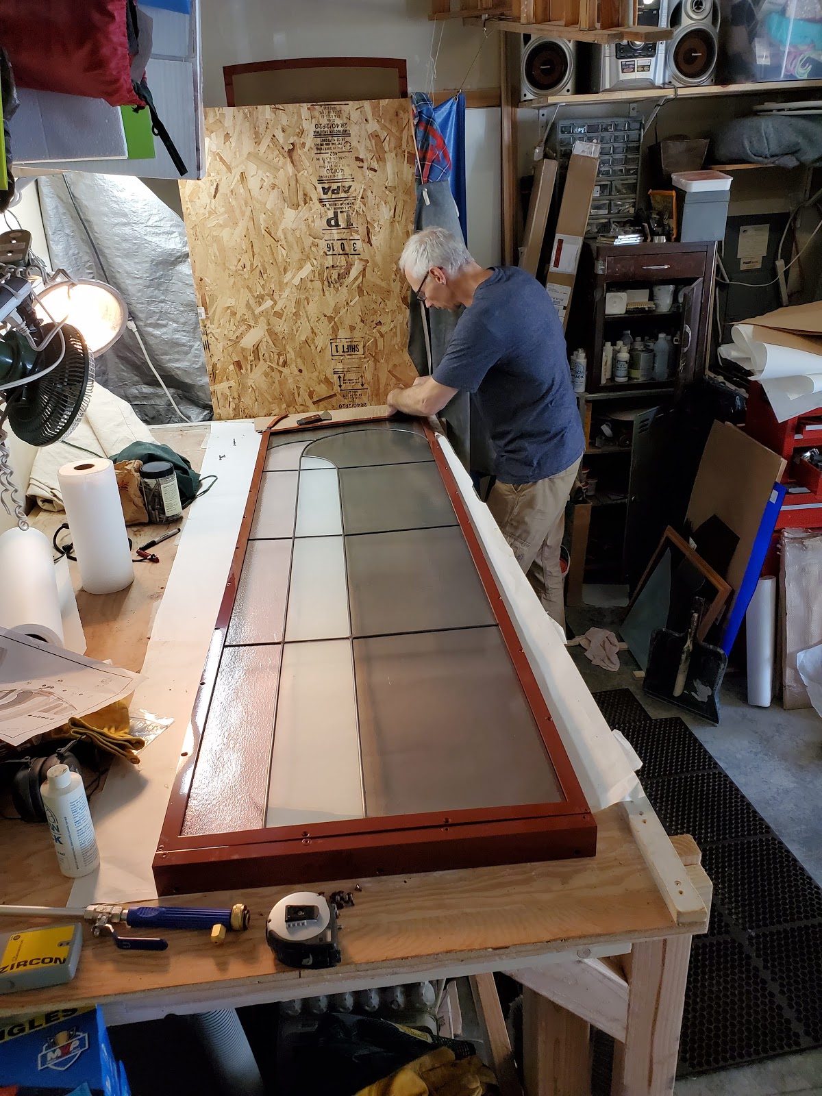 Nourish Your Soul Through a Symphony of Light and Colour Framing Large Glass Panels