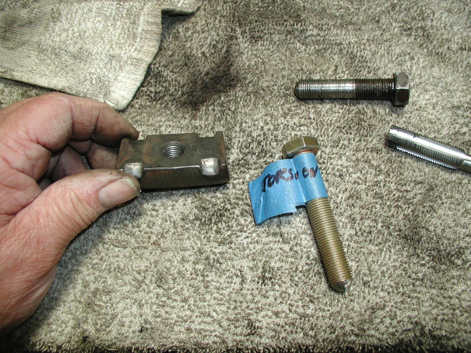 Wally&Sue Stripped torsion bar adjusting bolt