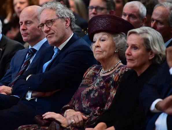 Princess Beatrix attended a symposium held on the occasion of Kingdom Day at the Council of State in The Hague