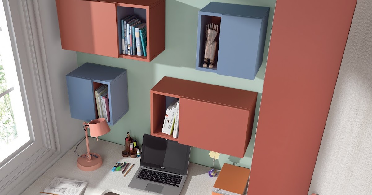 Muebles Anea: DIFERENTES ESCRITORIOS EN UN DORMITORIO JUVENIL