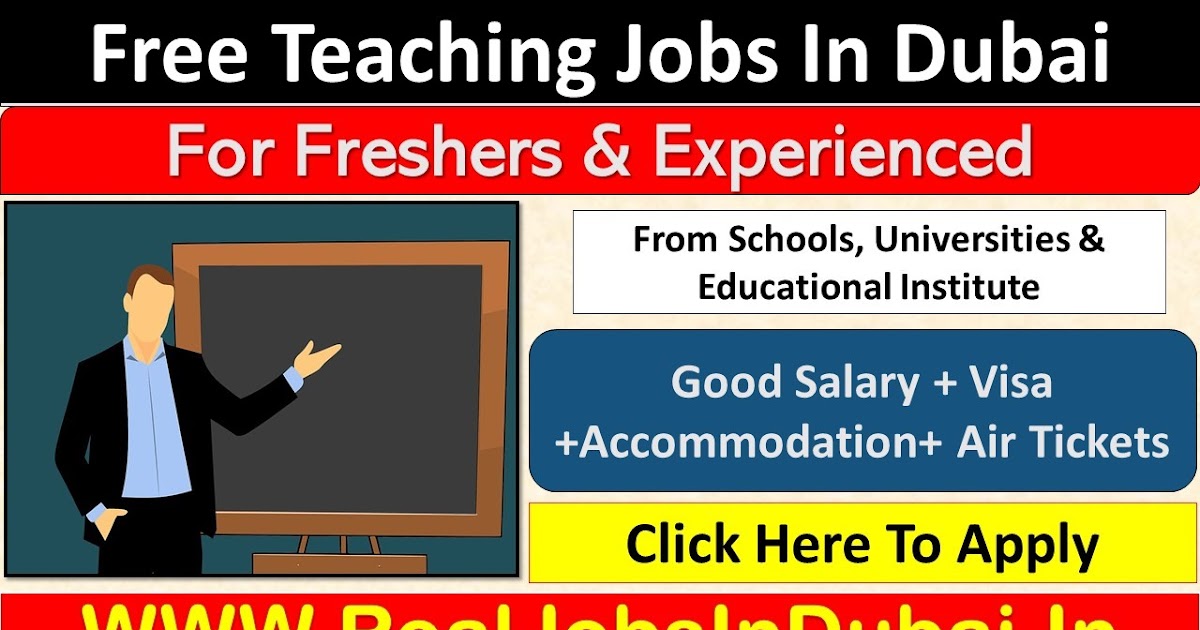 Teaching Jobs In Dubai UAE 2021