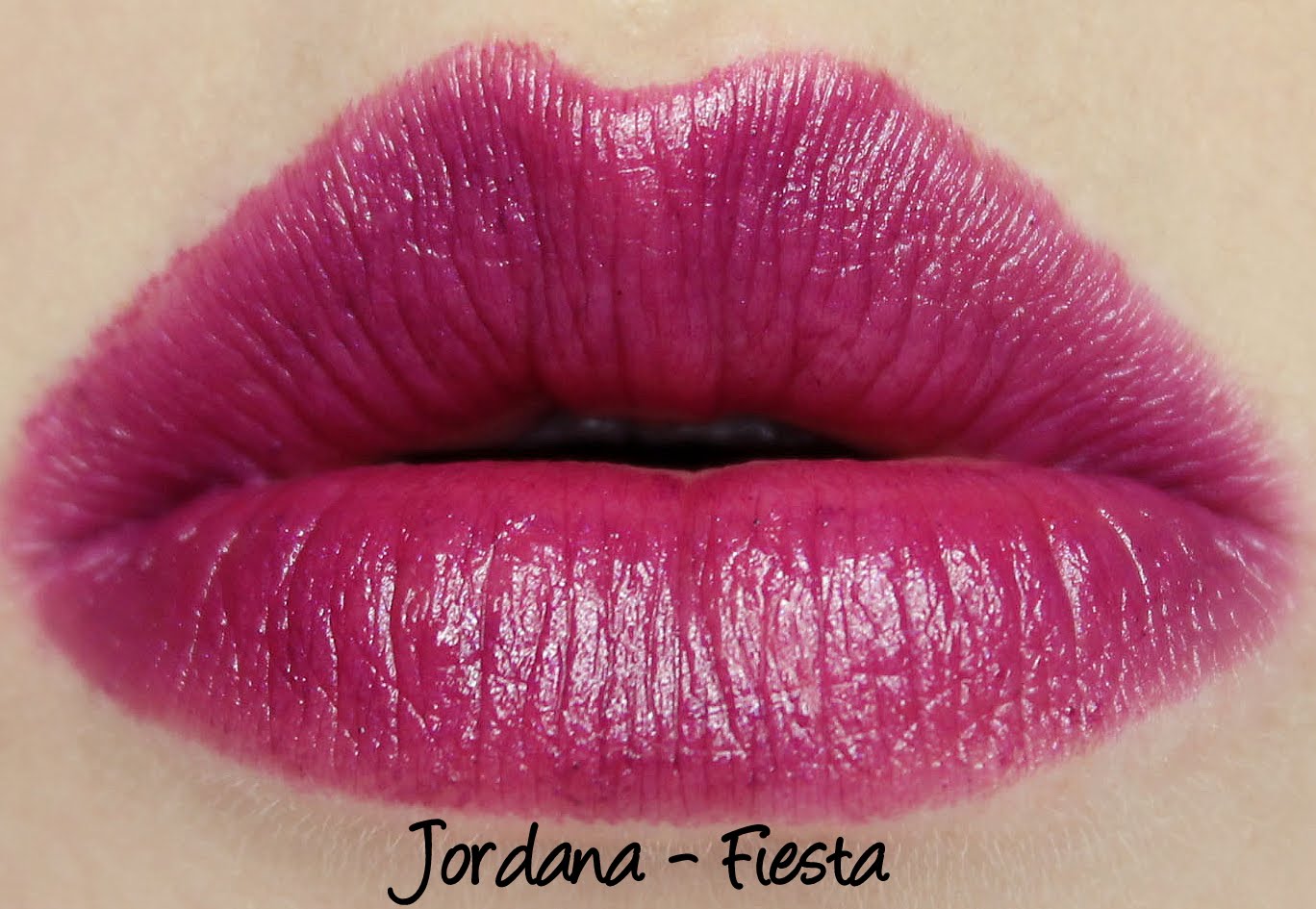 Jordana - Fiesta lipstick swatch