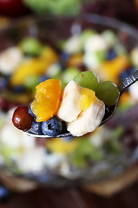 Peach Pie Filling Fruit Salad The Kitchen is My Playground