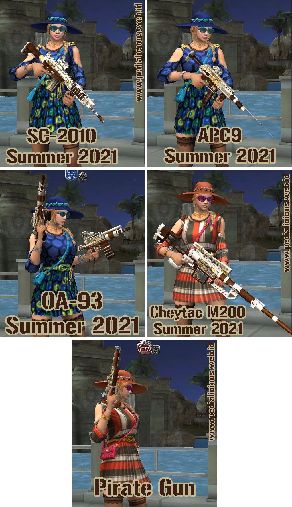 Preview Senjata No Rules Seri Summer 2021 Point Blank Zepetto Indonesia