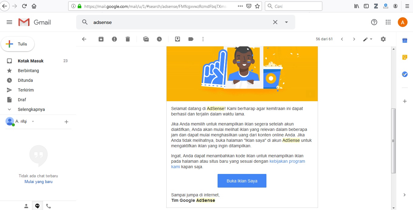 berapa penghasilan adsense dengan visitor 10000 per hari