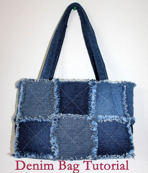 Recycled Jeans Bag DIY