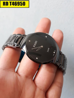 Đồng hồ nam Rado T46950 dây đá ceramic màu đen mạnh mẽ
