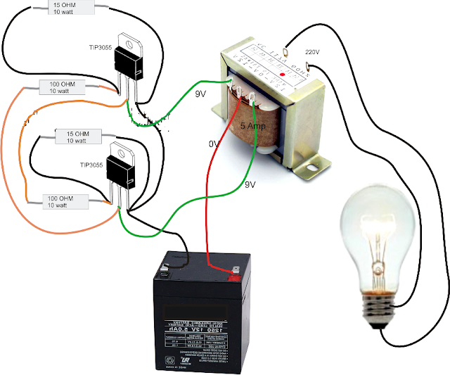 Simple Inverter Circuit Diagram - Electrical Blog