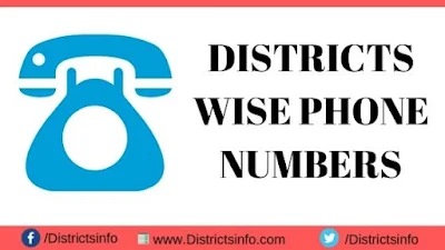 YSR Bheema Scheme District Wise Call Centres