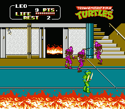 Teenage Mutant Ninja Turtles 2 - The Arcade Game Nintendo