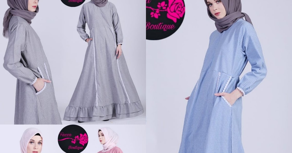 dress panjang sederhana