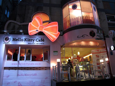 Cute Time at Hello Kitty Cafe, Hongdae