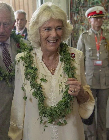 Prince Charles and Duchess of Cornwall attend an Art, Music, Dance and Youth Exhibition in Jamestown in Accra