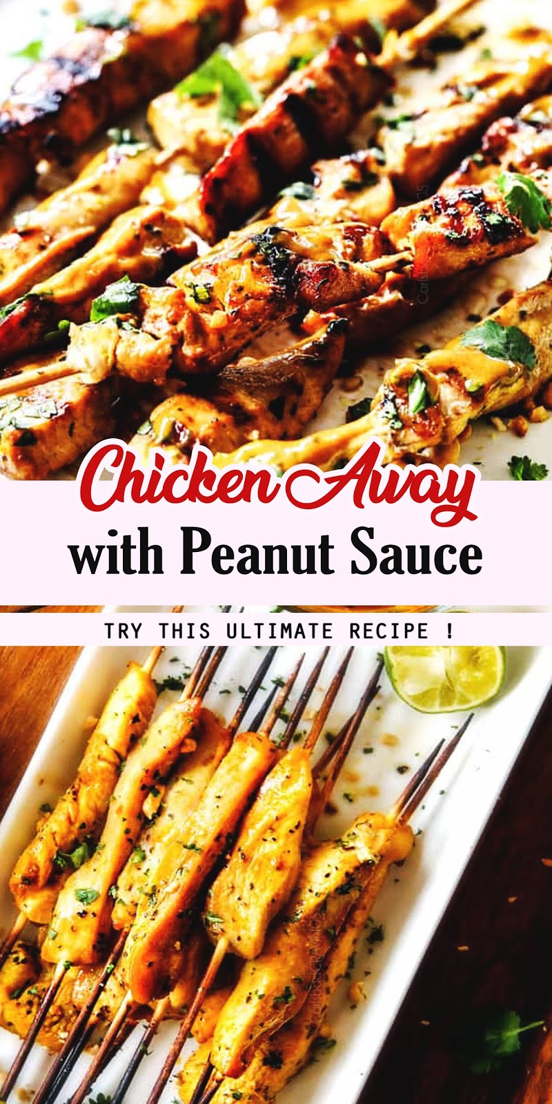 CHICKEN SATAY WITH PEANUT SAUCE SENIN WAWAN 2