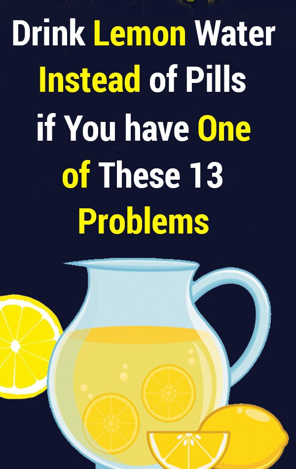 Drink Lemon Water in The Morning Instead Of Pills If You Have One Of