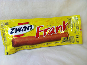 Frank brand hot dog in a pouch