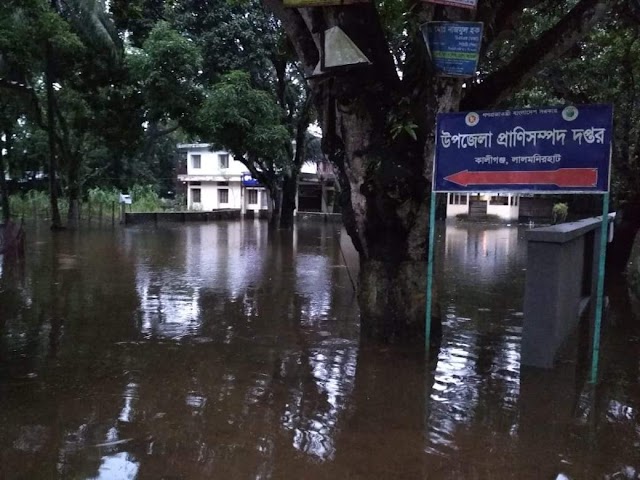 পানিতে ডুবছে উপজেলা পরিষদ