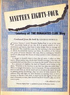 1984 by George Orwell - the Reader's Digest 1949, Introduction