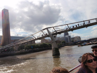 Millennium Bridge more widely known as the Wobbly Bridge