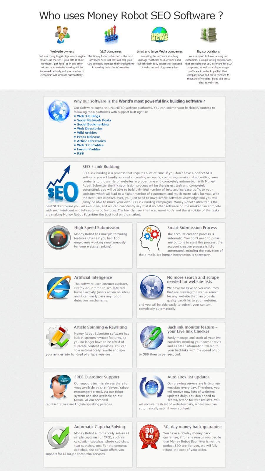 money robot submitter indexation money robot submitter indexation