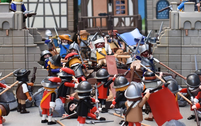 PLAYMOBIL DIORAMA XVII CENTURY BREACH WALL