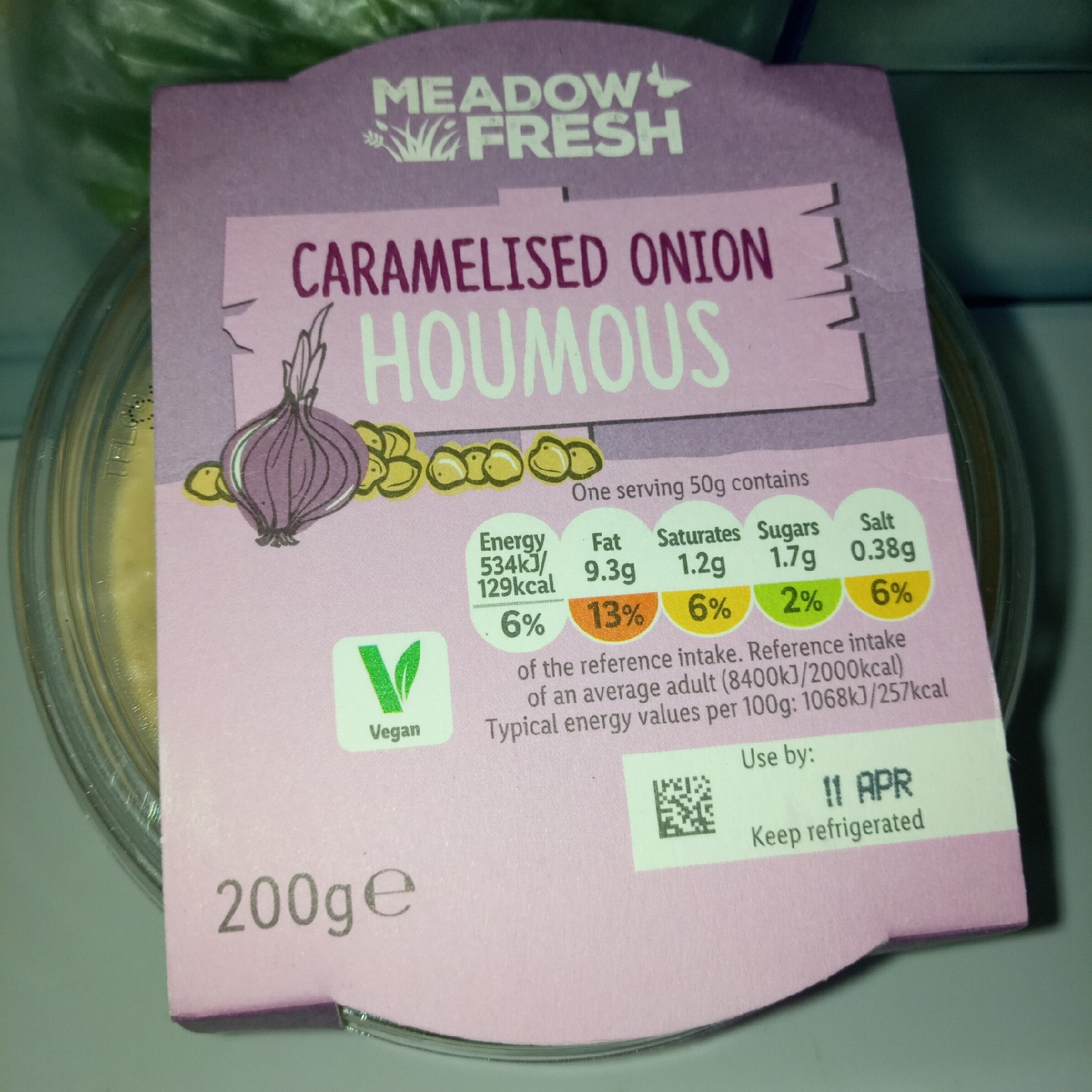 Supersupergirl's Food Reviews Lidl Meadow Fresh caramelized onion