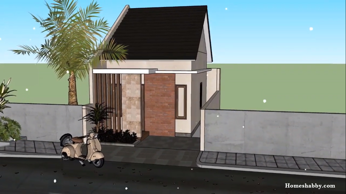 Desain Dan Denah Rumah Minimalis Ukuran 4 X 6 M Cocok Untuk Keluarga Baru Homeshabbycom Design Home Plans