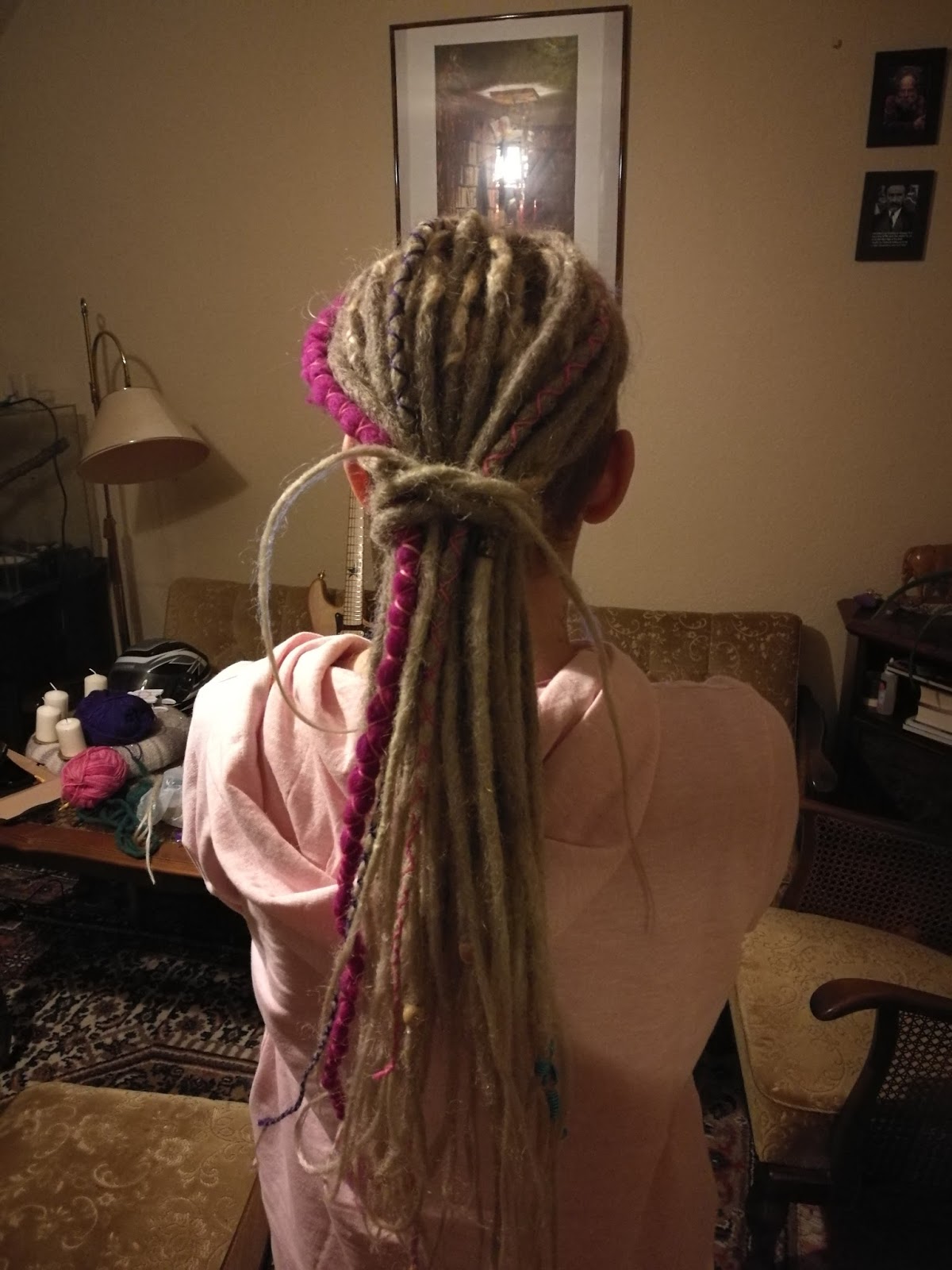 DreadCouture Wie Dreads aussehen, wenn man Verlängerungen entfernt...