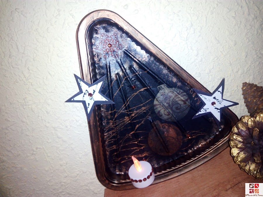 arbol de navidad reciclado