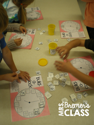 Activities for Teaching Time to the Hour in Kindergarten