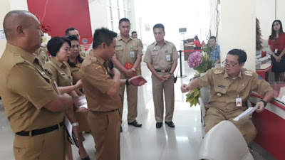 Wagub Kandouw Pantau Pelayanan Dinas Penanaman Modal dan PTSP Sulut