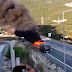 Ιόνια Οδός: Λεωφορείο του ΚΤΕΛ  τυλίχθηκε στις φλόγες στο Γοργόμυλο [βίντεο]
