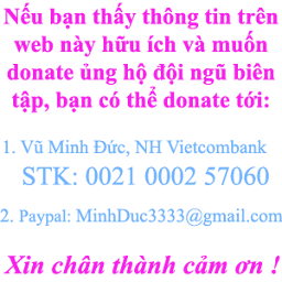 Donate - Ủng hộ