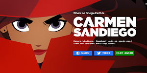 Play Carmen Sandiego Game on Google Earth
