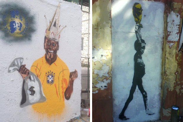 Brazilian Anti-Fifa Street Art Expresses Outrage Over World Cup