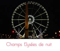 Champs Elysées de nuit