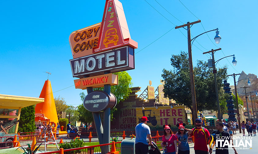 California Adventure Restaurants Cars Land Disneyland