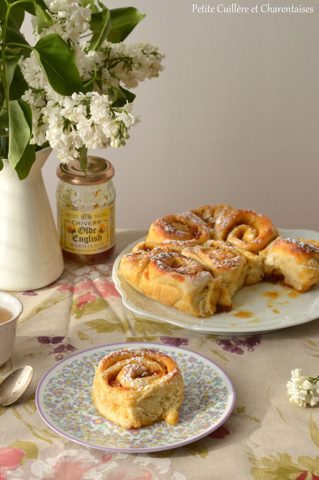 Petite Cuillère et Charentaises Marmalade Buns { Brioches à la
