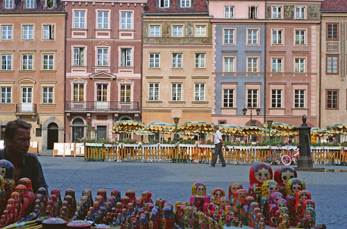 Varsovie, Rynek Starego Miasta, © L. Gigout, 1990