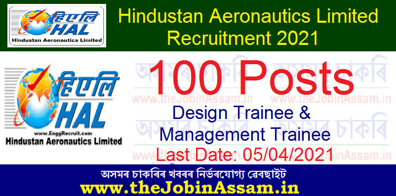Hindustan Aeronautics Limited (HAL) Recruitment 2021 Hindustan Aeronautics Limited (HAL) Recruitment 2021