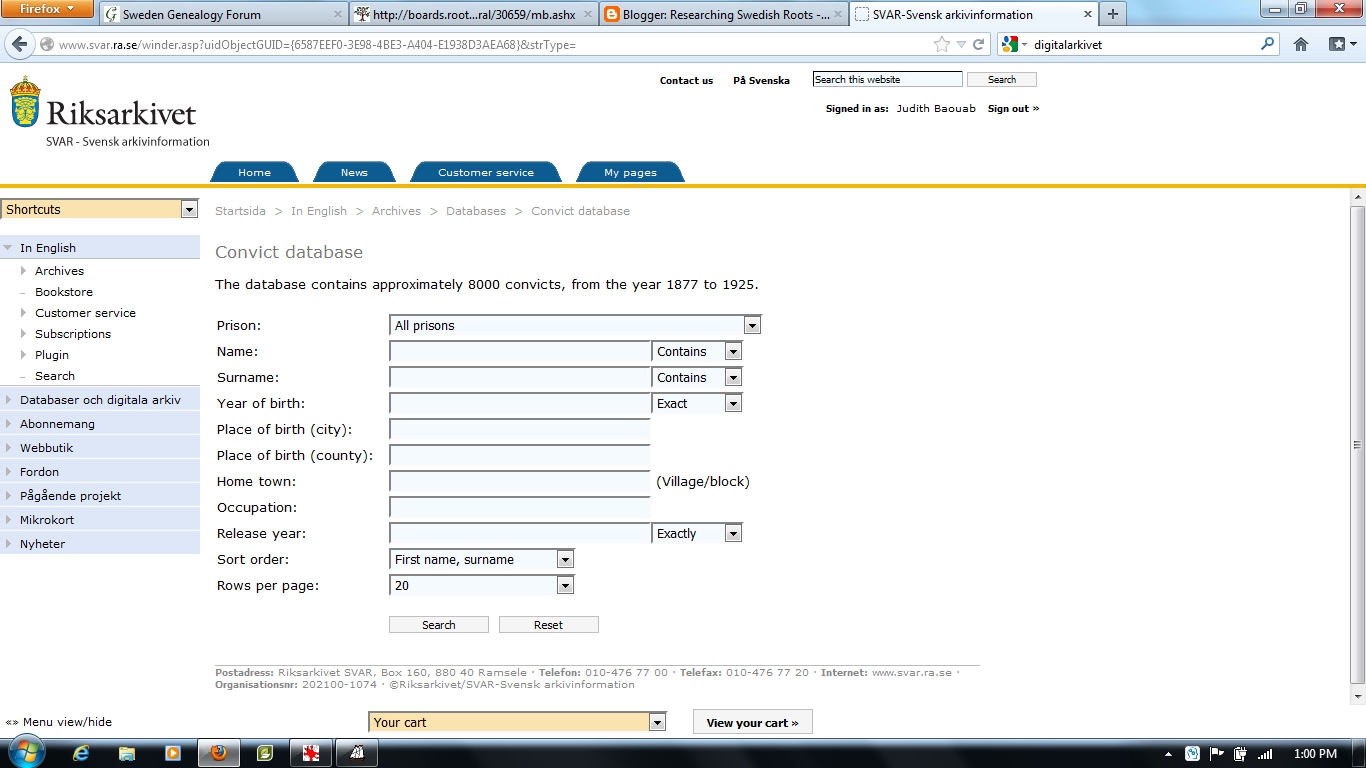 Researching Swedish Roots Some Transcribed Records on SVAR