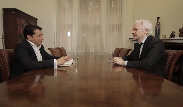 Afshin Rattansi (Going Underground) interviews Julian Assange (2016)